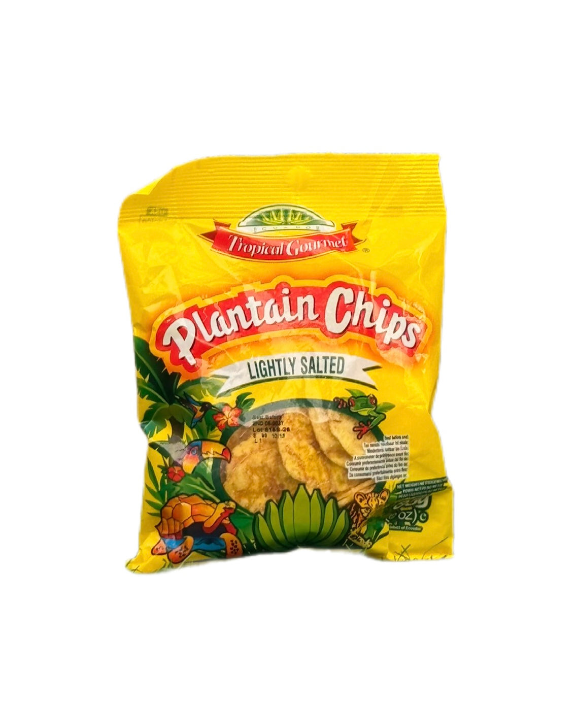 Gourmet plantain chips